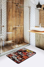 Mijölnir Alfombrilla de baño Dogs 40 x 60 cm Multicolor